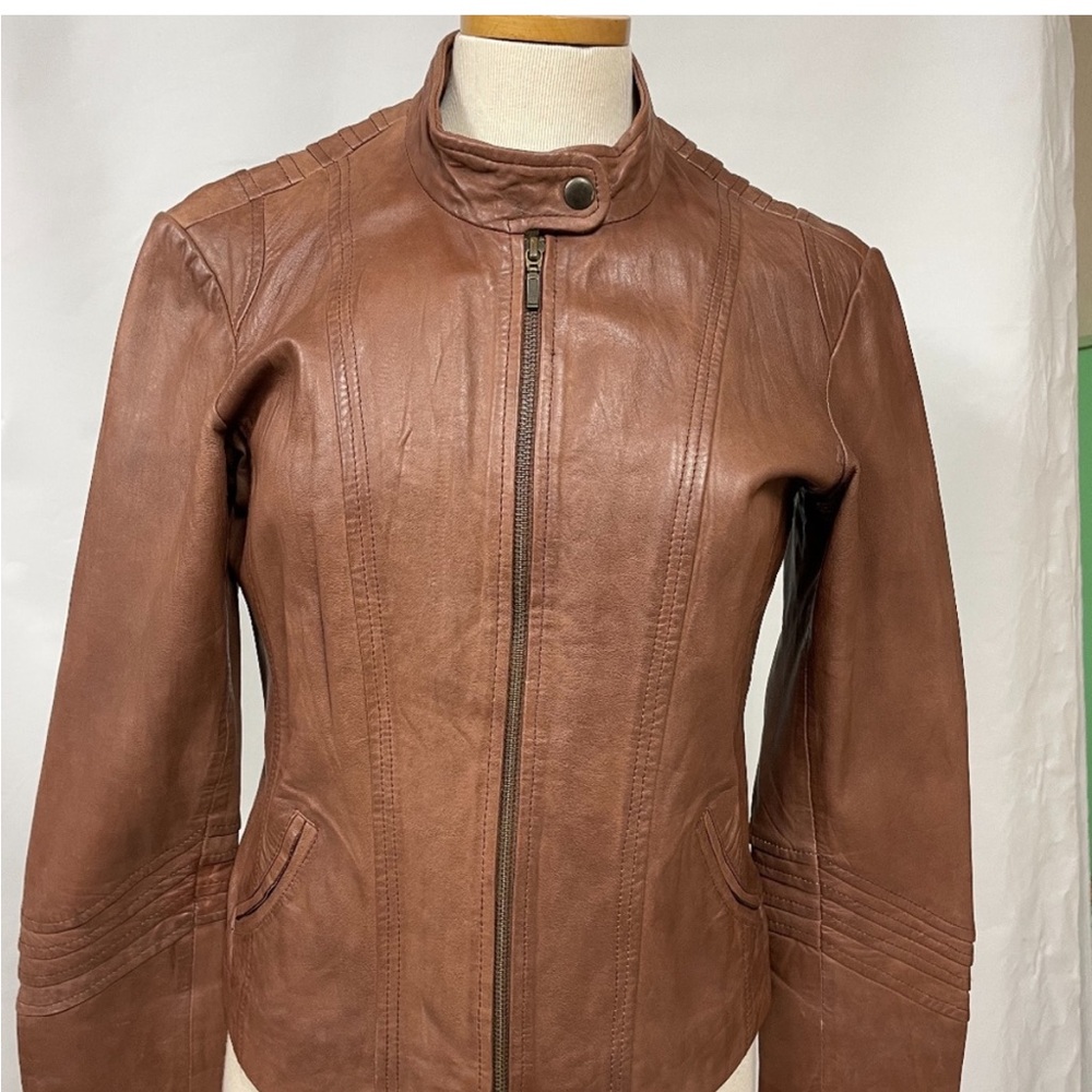 Vintage Bagatelle leather jacket, SZ 10